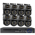 ICsee 8CH 6MP POE PTZ CCTV Camera Kit System with 3K Auto Tracking